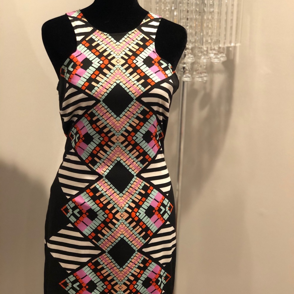 Bebe 2B Sexy Print Mini Dress